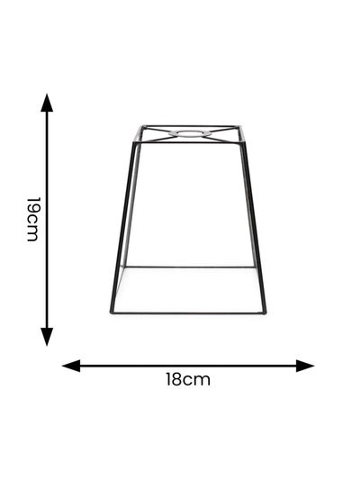 ValueLights Susie Glass Clear and Black Square Ceiling Pendant