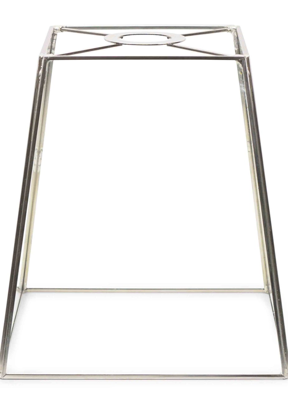 ValueLights Susie Glass Clear and Chrome Square Ceiling Pendant Shade