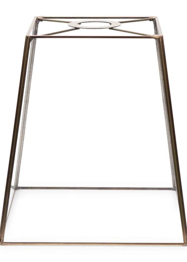 ValueLights Susie Glass Clear and Antique Brass Square Ceiling Pendant Shade