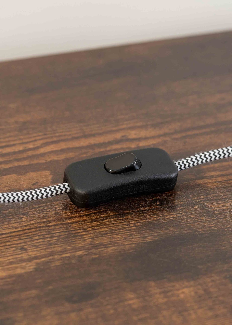 ValueLights Stassi Matte Blue Table Lamp with Blue Dome Shade