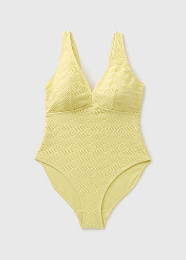 Lime Textured Swimsuit