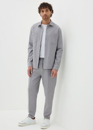 Grey Tapered Co Ord Jogging Bottoms - Small