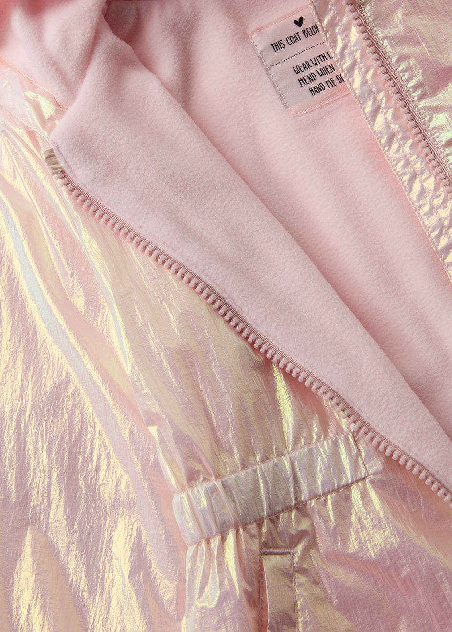 Girls Pink Ombre Lightweight Mac Coat (1-7yrs)