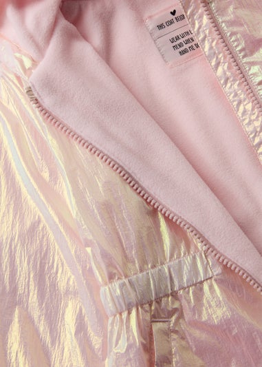 Girls Pink Ombre Lightweight Mac Coat (1-7yrs)