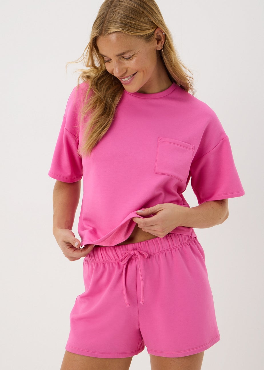 Pink T-Shirt & Shorts Pyjama Set