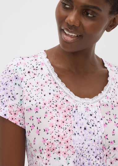 Multi Coloured Floral Patchwork Nightie
