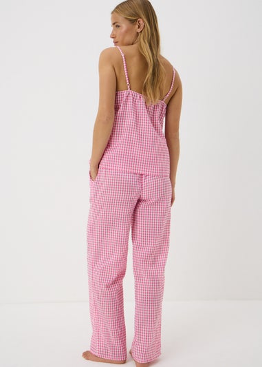 Pink Gingham Cami Pyjama Set