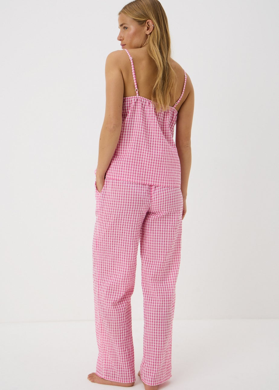 Pink Gingham Cami Pyjama Set