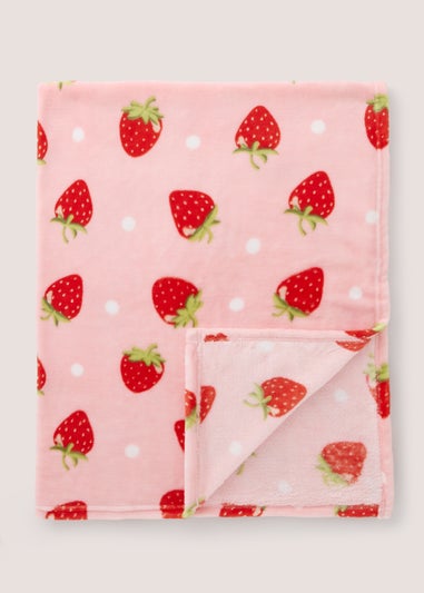 Strawberry Travel Blanket