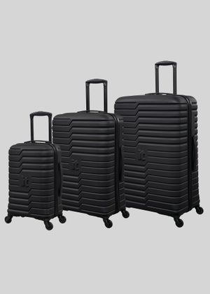 IT Luggage Black Navigator Hard Suitcase Matalan - Main Image