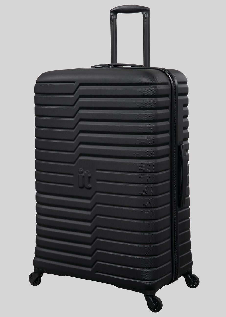 IT Luggage Black Navigator Hard Suitcase