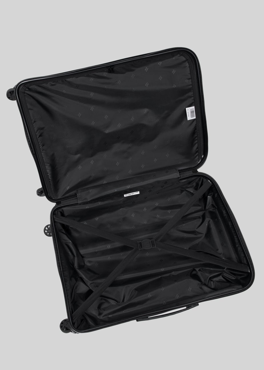 IT Luggage Black Navigator Hard Suitcase