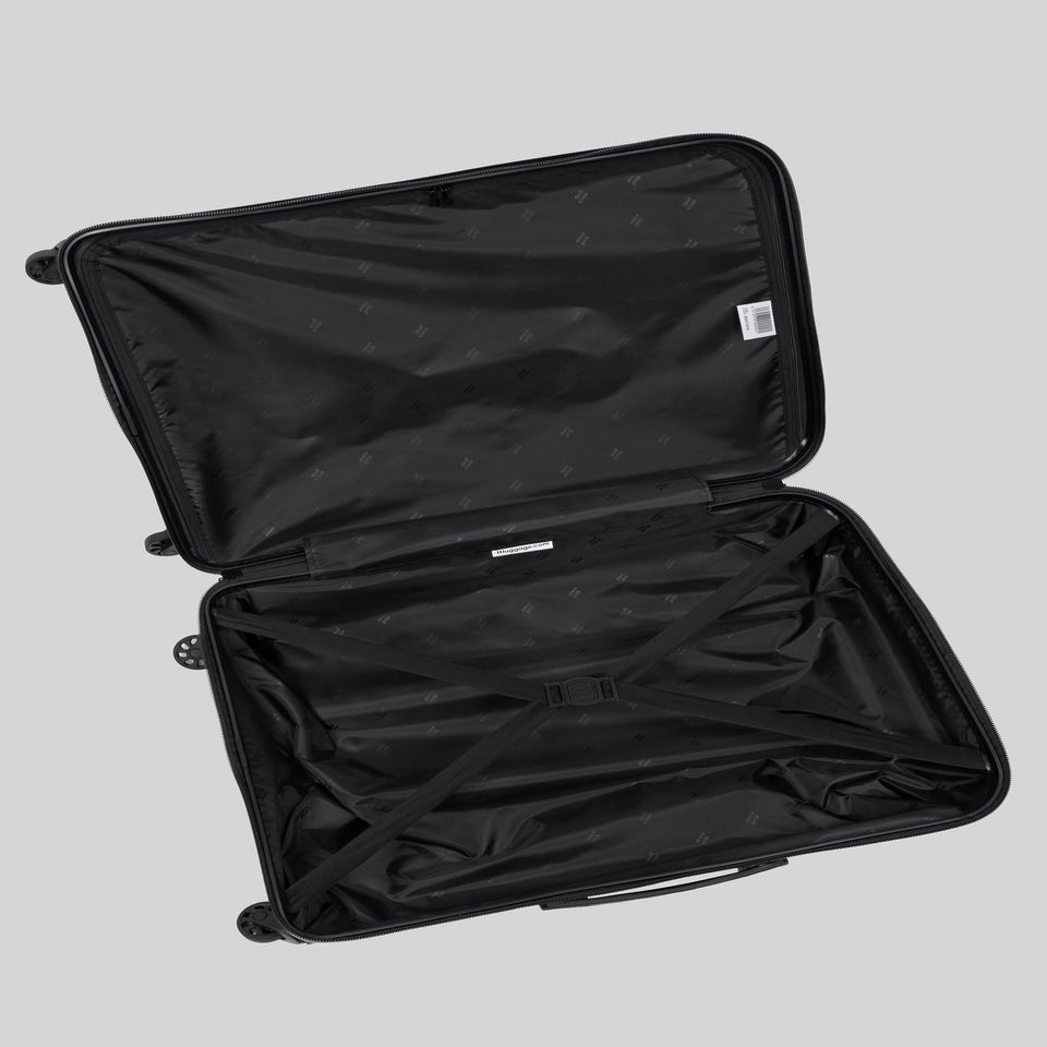 IT Luggage Black Navigator Hard Suitcase