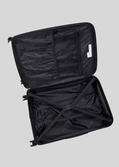 IT Luggage Sheen Zebra Hardshell Suitcase