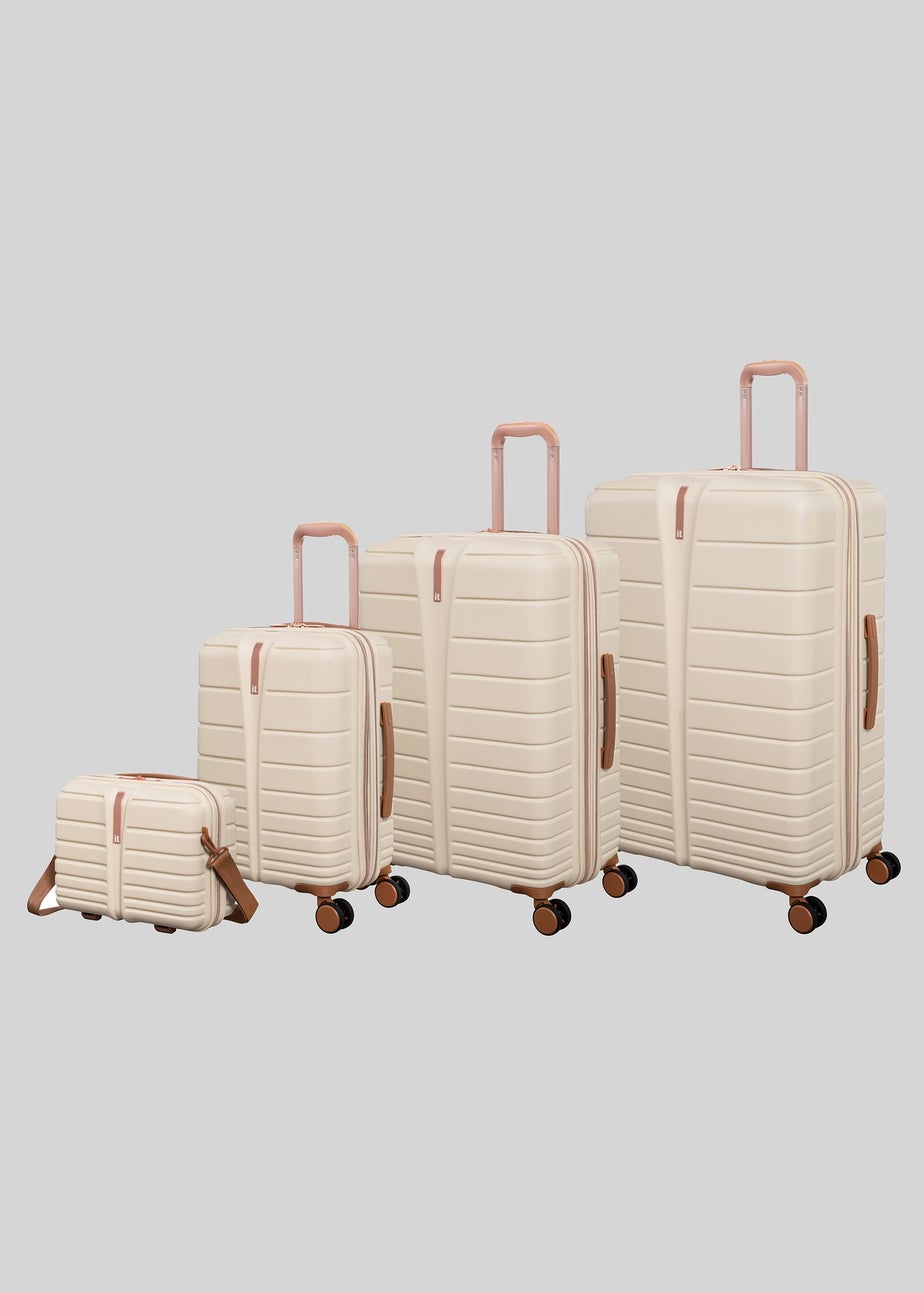 IT Luggage Cream Fascinate Hardshell Suitcase