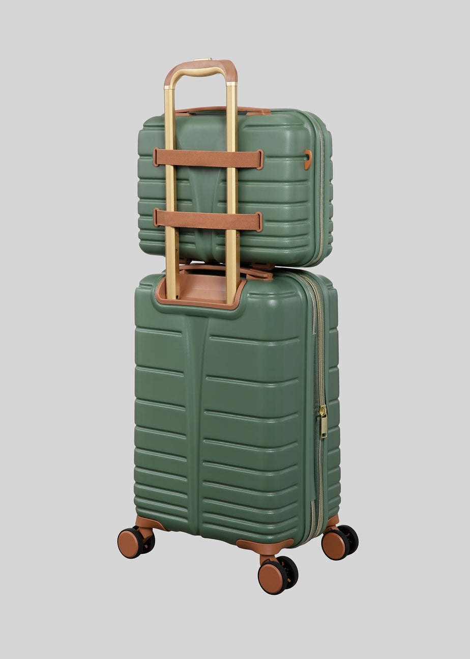 IT Luggage Green Fascinate Hardshell Suitcase