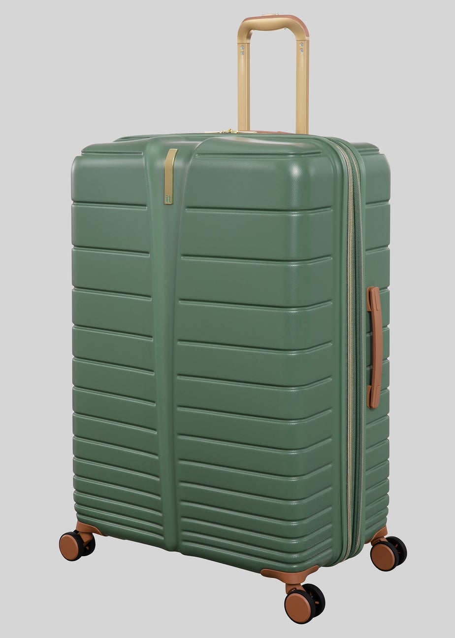 IT Luggage Green Fascinate Hardshell Suitcase