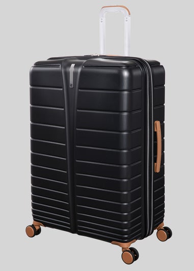 IT Luggage Black Fascinate Hardshell Suitcase