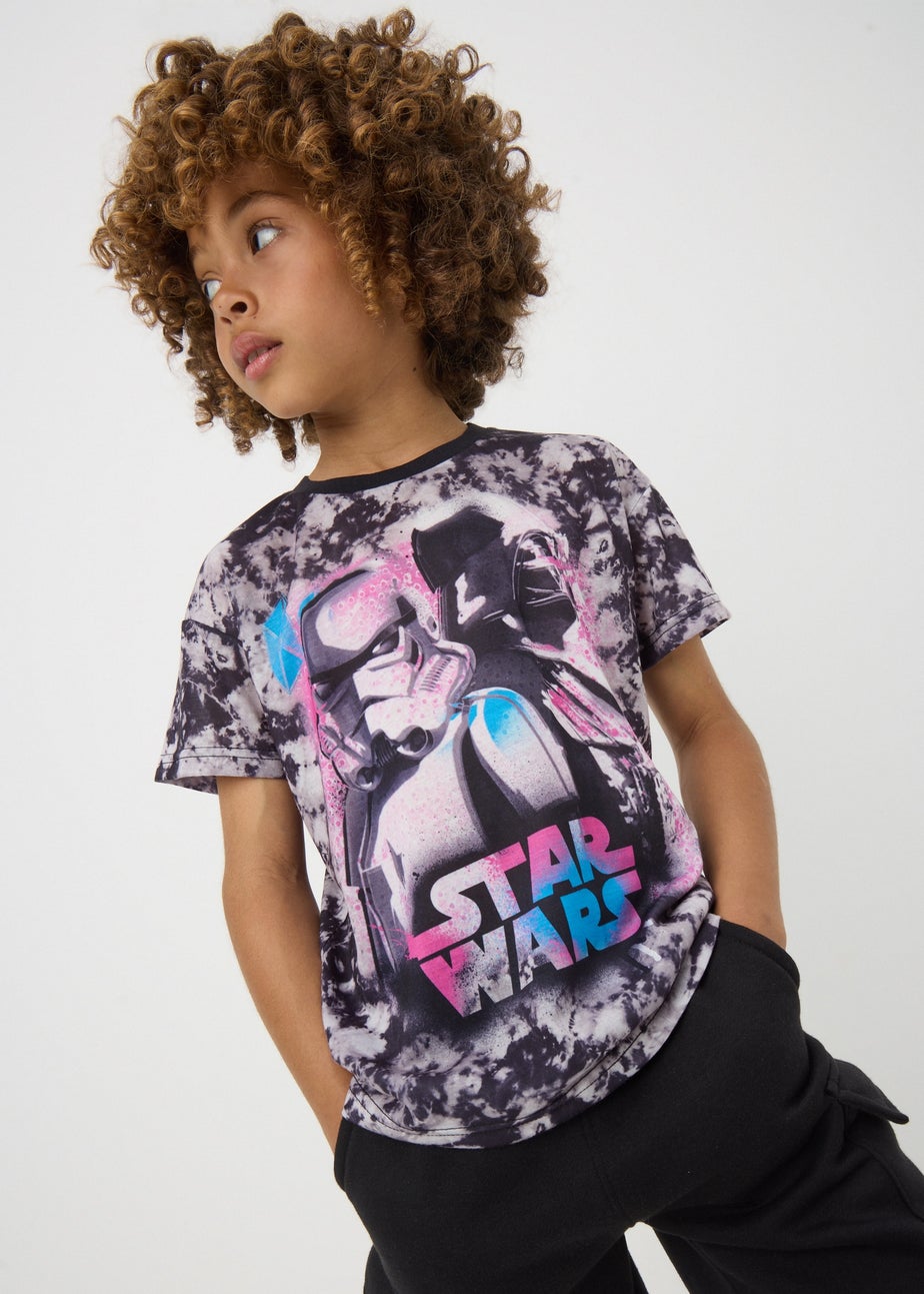 Star Wars Boys Black T-Shirt (3-13yrs)