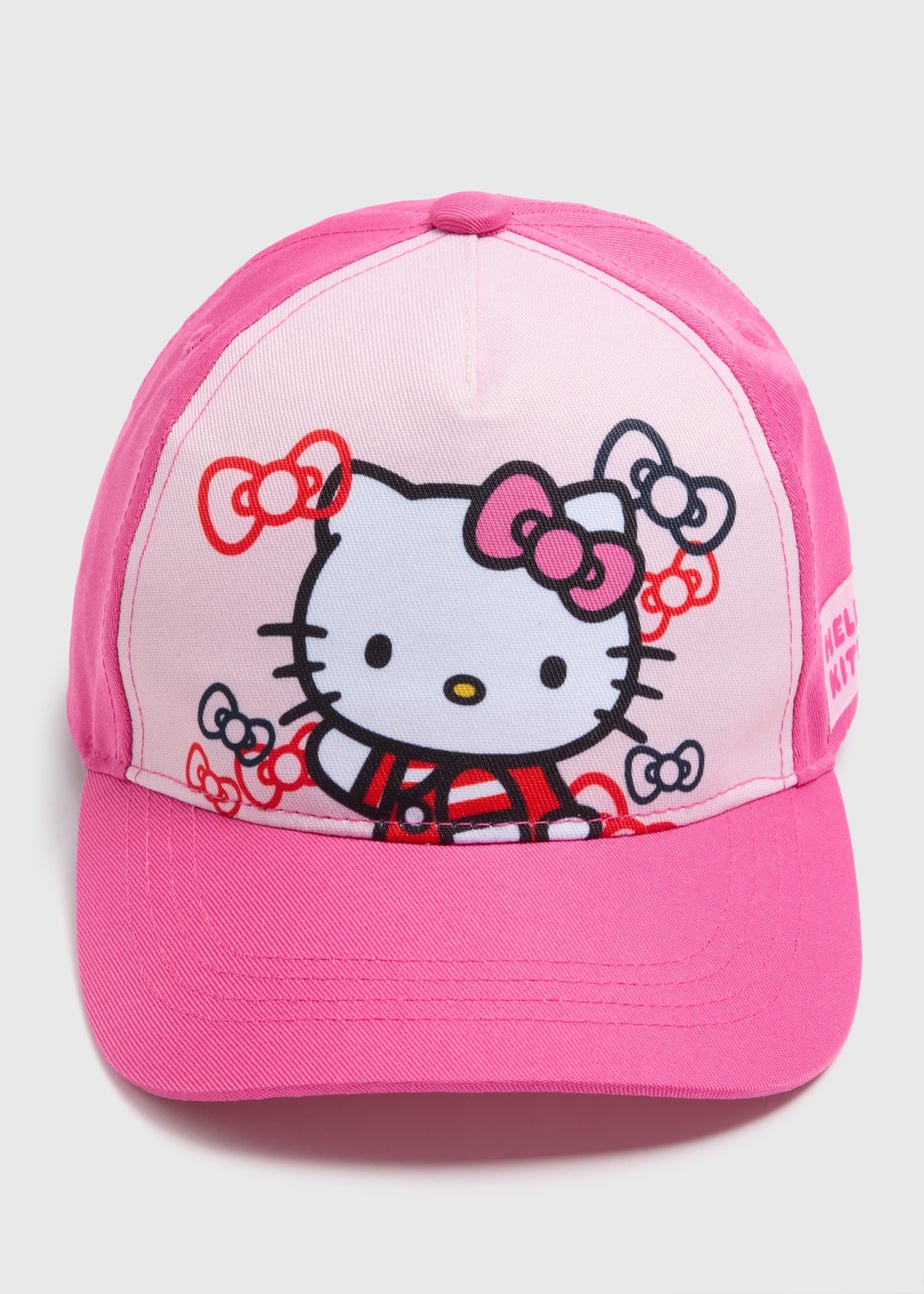Girls Pink Hello Kitty Cap (3-10yrs)