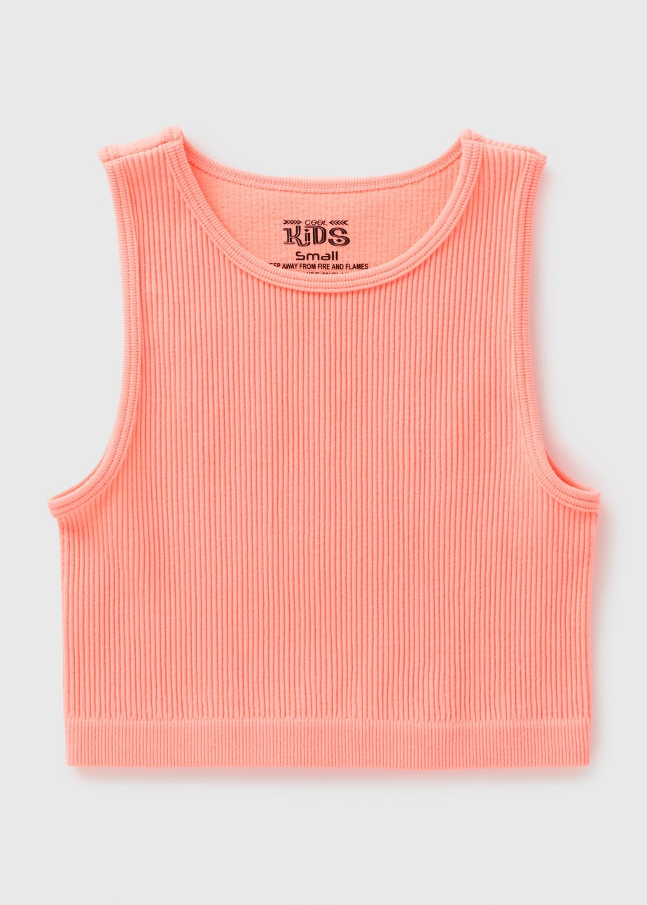 Girls Coral Seamless Vest (7-15yrs)