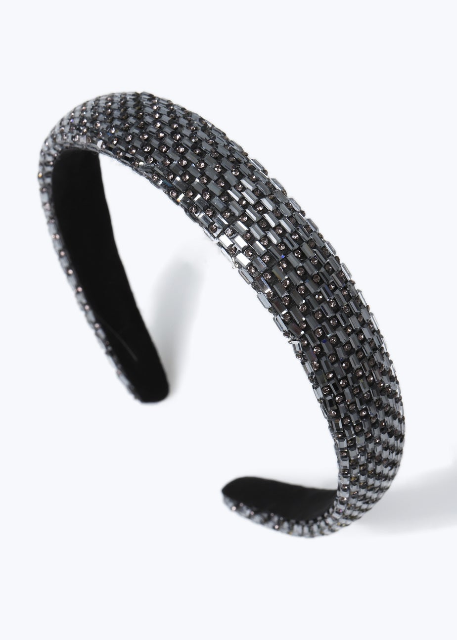 Muse Silver Rhinestone Headband