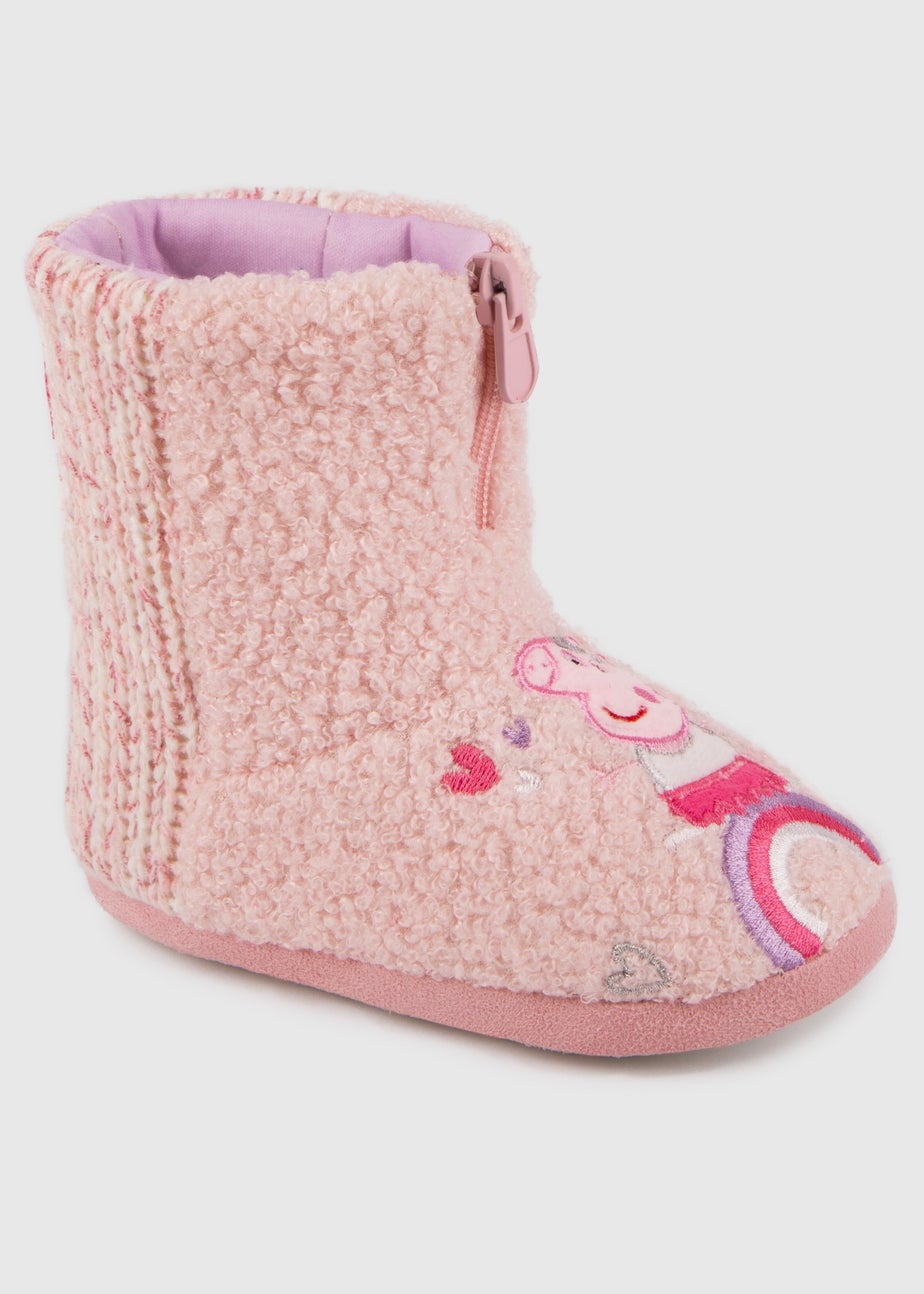 Totes Kids Peppa Pig Bootie Slippers