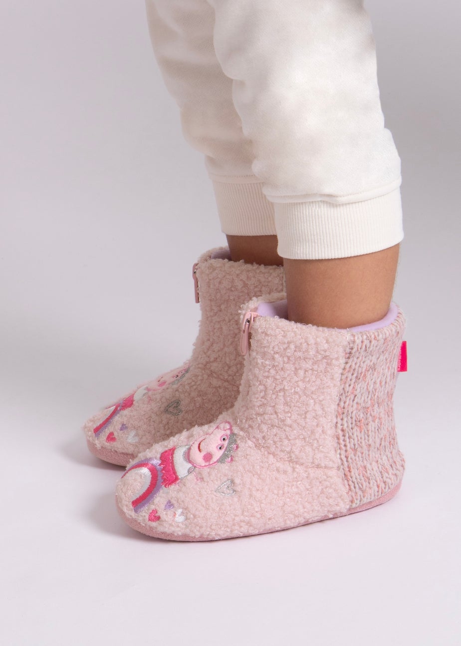 Totes Kids Peppa Pig Bootie Slippers