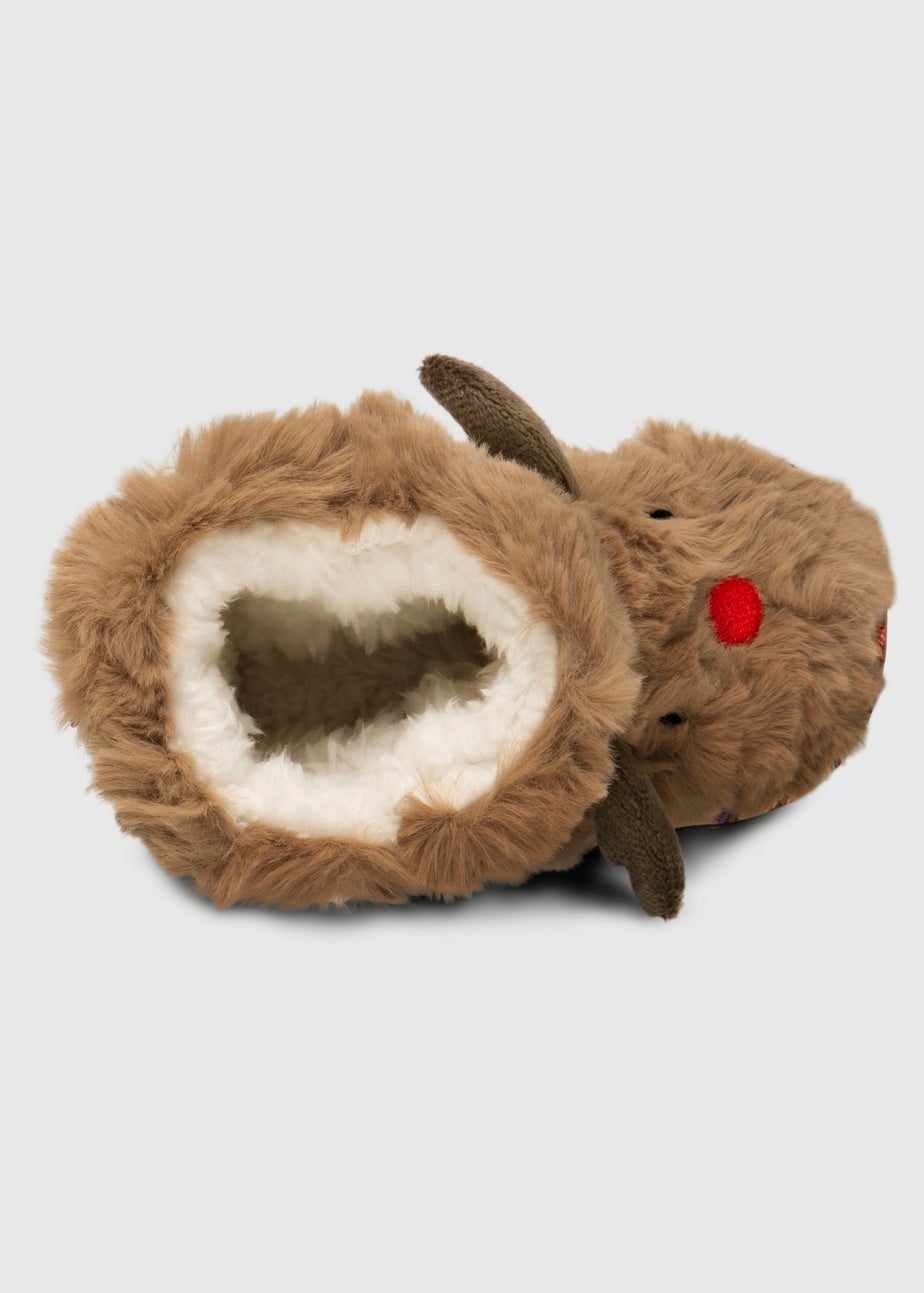 Totes Toasties Brown Toddler Booties