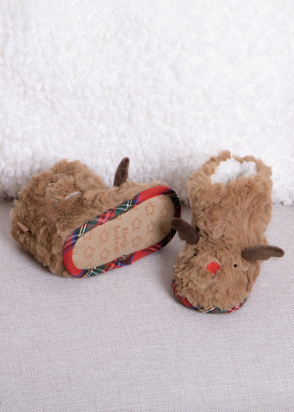 Totes Toasties Brown Toddler Booties