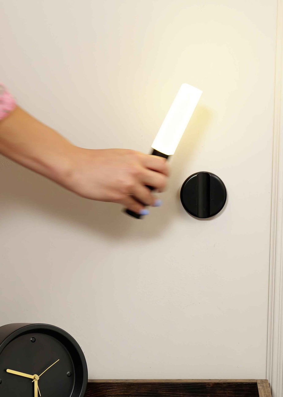 ValueLights Pair of Oakley Matte Black Wall Light Integrated LED