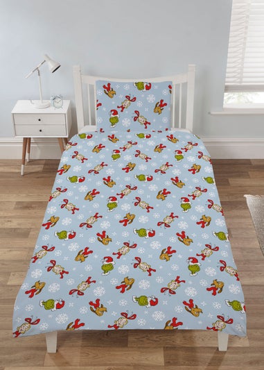 The Grinch Blue Duvet Set