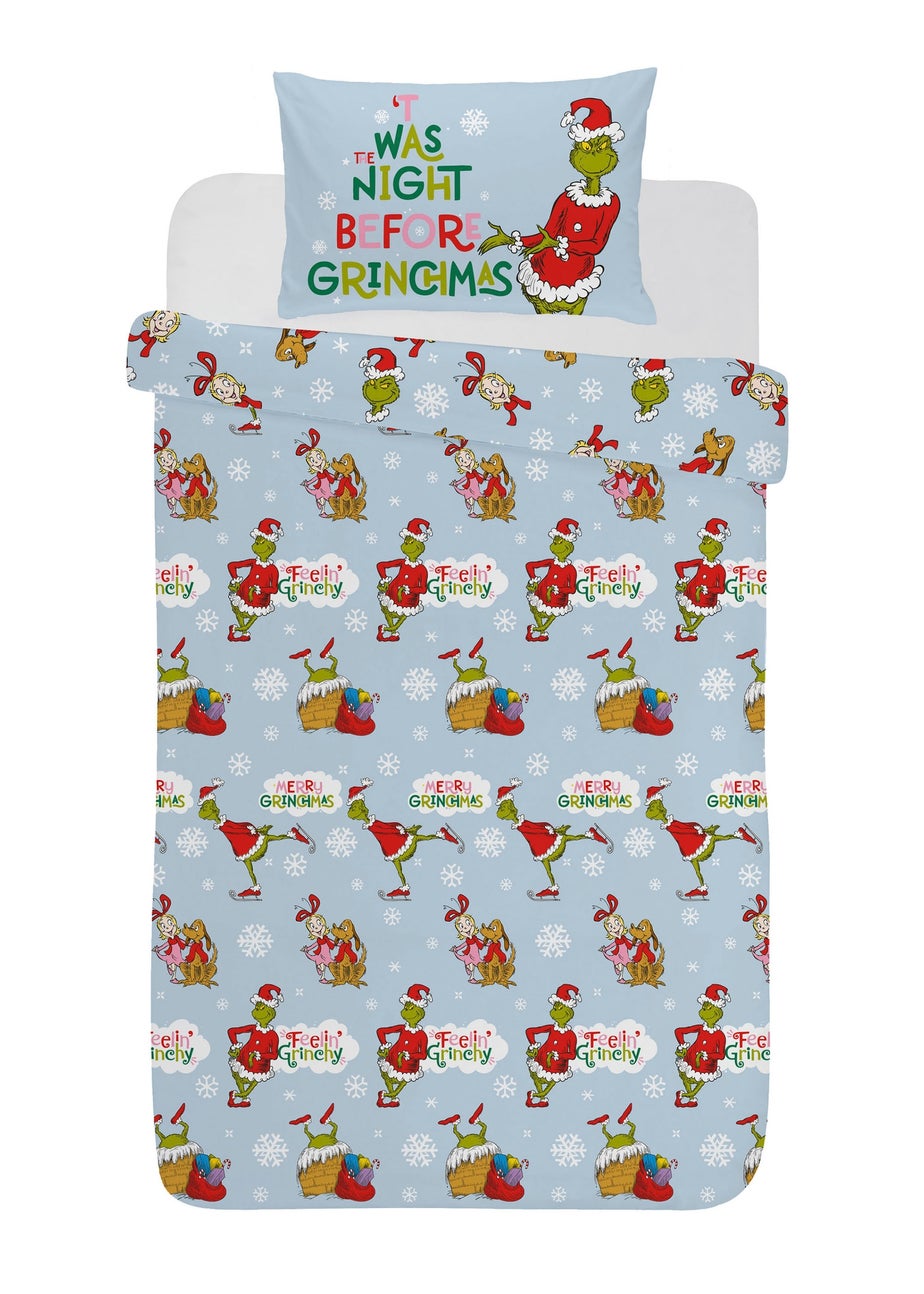 The Grinch Blue Duvet Set