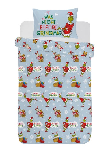 The Grinch Blue Duvet Set