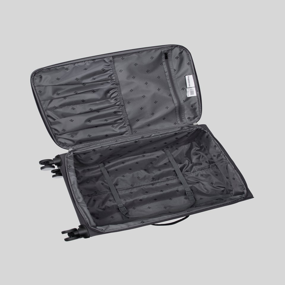 Grey Expedite Soft Suitcase
