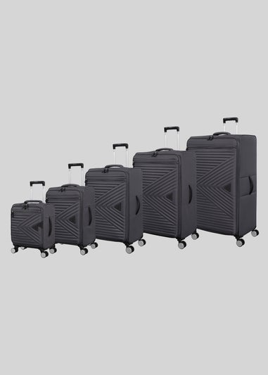 Grey Expedite Soft Suitcase