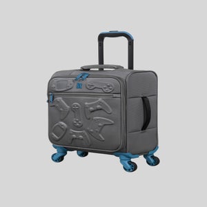 IT Luggage Kids Grey Gaming Suitcase