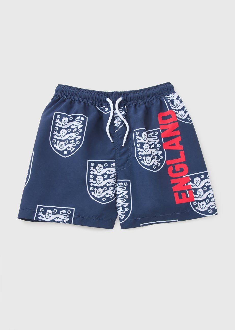 Boys Navy England Swimshorts (4-13yrs)