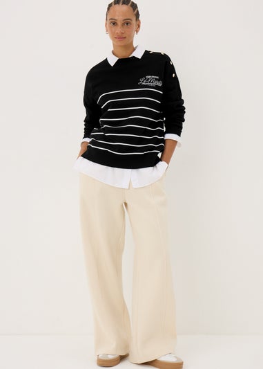 Black Breton Stripe Sweatshirt