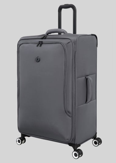 IT Luggage Grey Trulite Soft Suitcase