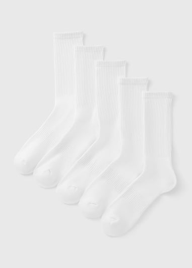 White Athletic Sports Socks