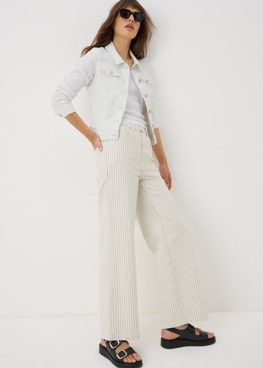 White Stretch Denim Jacket