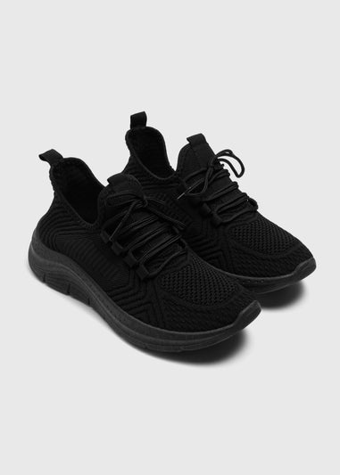 Souluxe Black Trainers