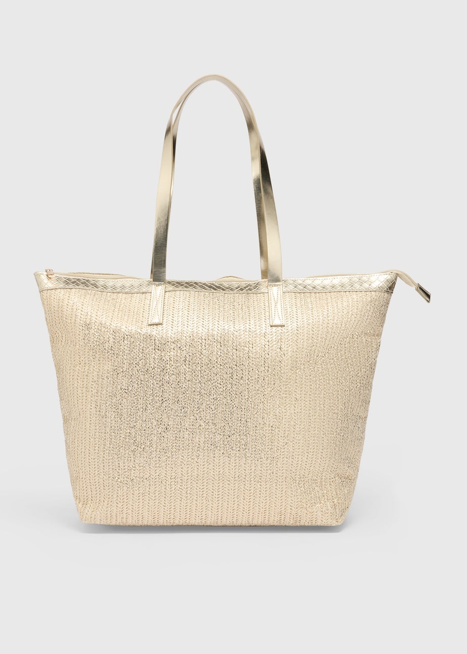 Natural Large Beach Bag