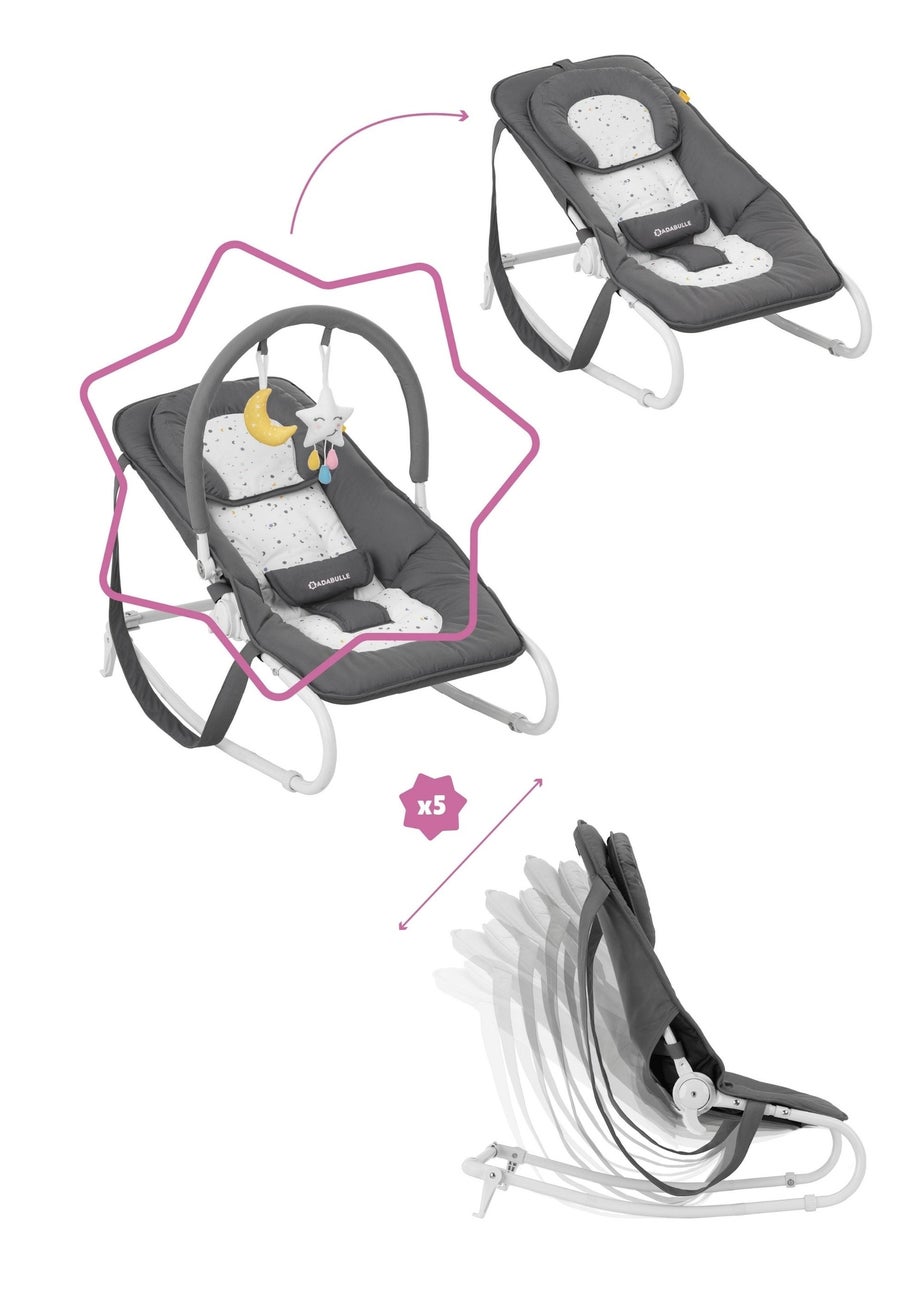 Badabulle Grey Moonlight Easy bouncer
