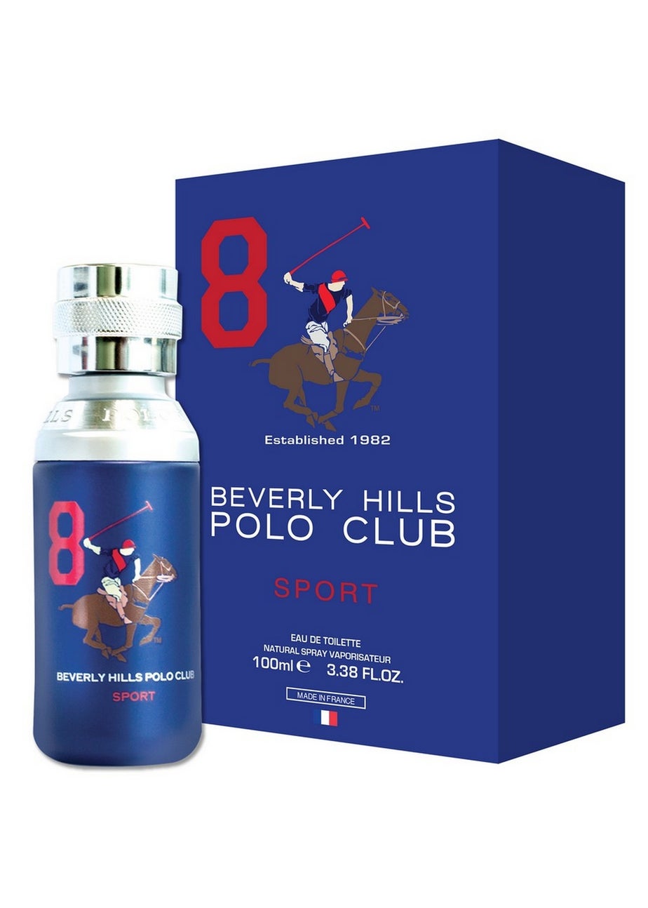Beverly Hills Polo Club Sport Men Eight Eau De Toilette Spray