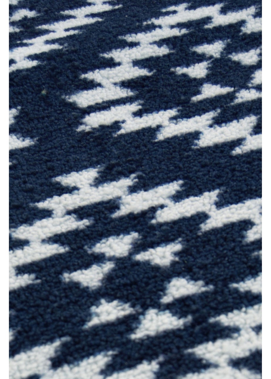 Homemaker Navy Aztec Runner and Doormat