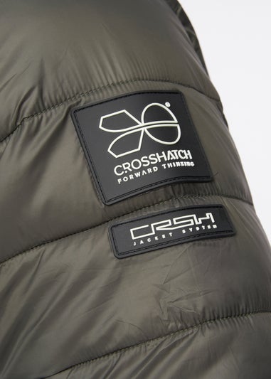 Crosshatch Olive Gattering MVE Jacket