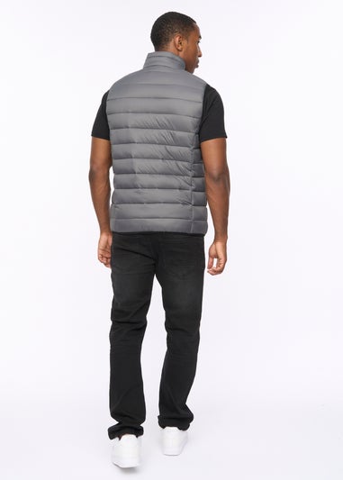 Crosshatch Charcoal Gattering Gilet