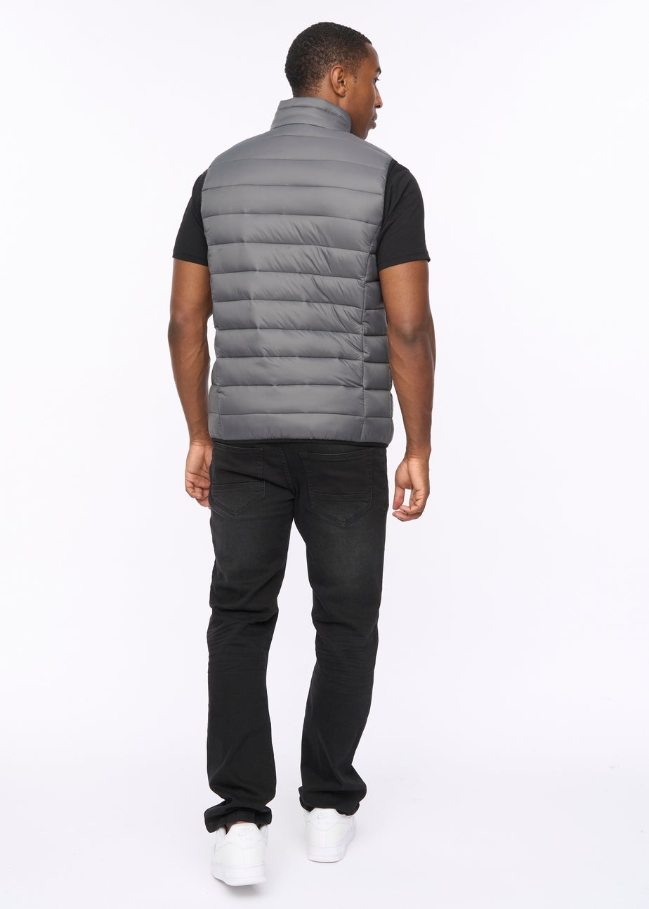 Crosshatch Charcoal Gattering Gilet